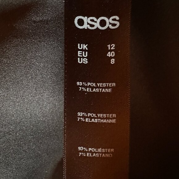 ASOS Black Full High Low Maxi Skirt – 8 - Picture 5 of 5